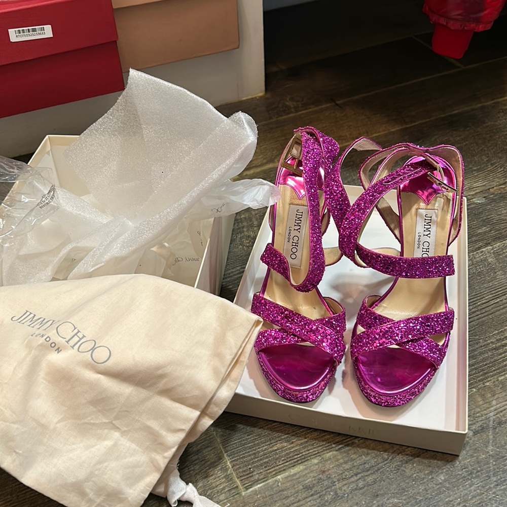 Jimmy choo 131 vamp stilettos